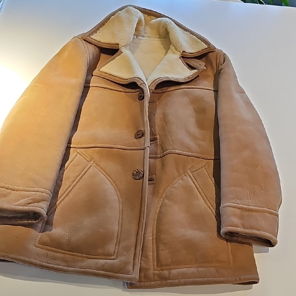 Cozy Tan Shearling Jacket